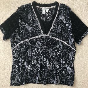 Coldwater Creek short sleeve shirt size 1X